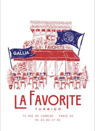 Les Meilleurs Bars à Paris - La Favorite Turbigo