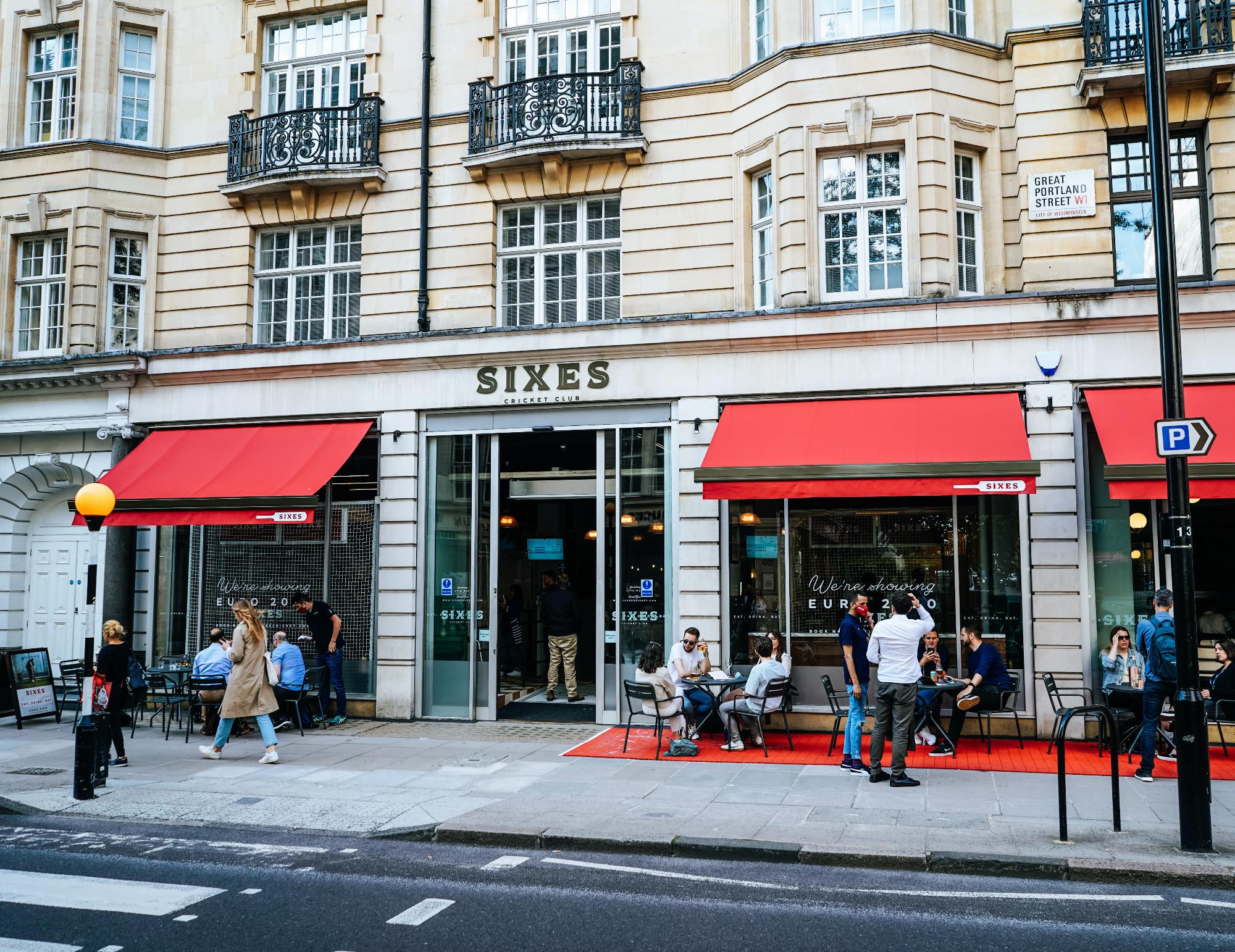 Best Sports Bars in London - Sixes Cricket Fitzrovia