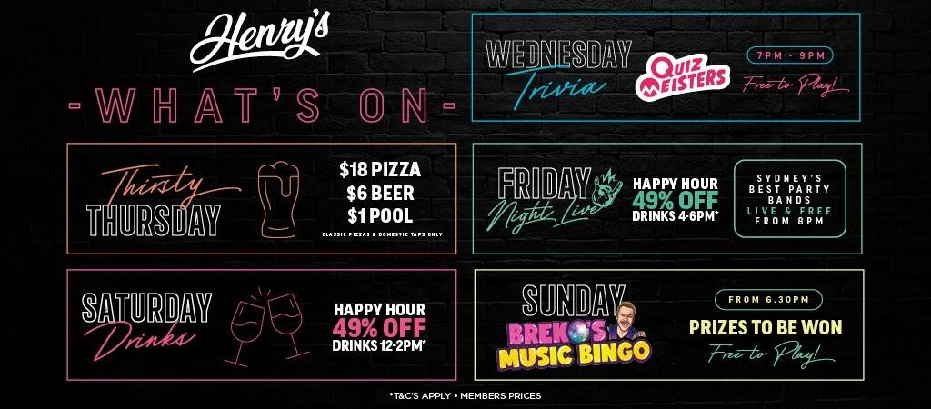 Best Sports Bars in Kingsford - Henry's at The Juniors Kingsford