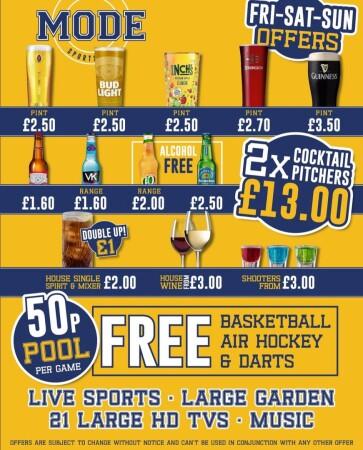 Best Sports Bars in Worcester - Mode Sports Bar & Grill