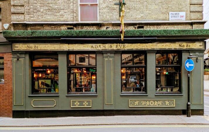 Best Sports Bars in London - Adam and Eve