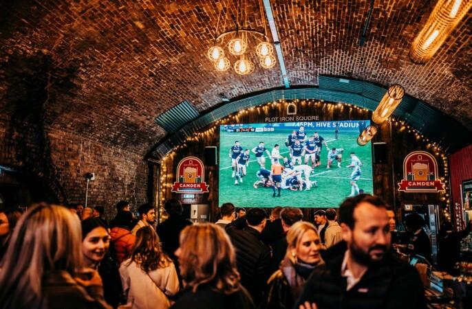 Best Sports Bars in London - Flat Iron Square