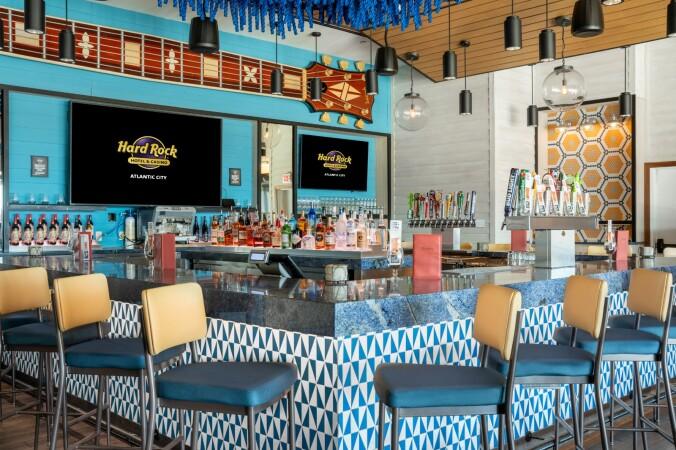 Best Sports Bars in Atlantic City - Hard Rock Cafe Backstage @ Hard Rock Casino AC