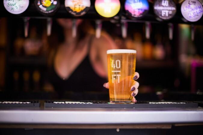 Best Sports Bars in London - 40ft Brewery Dalston