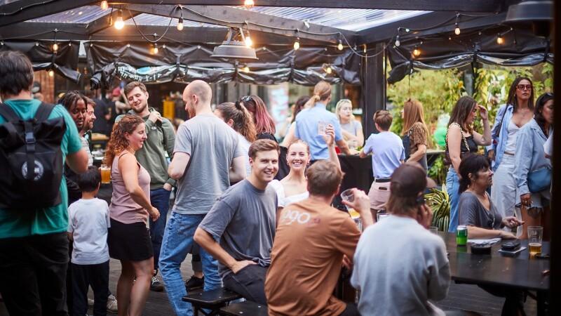 Best Sports Bars in London - 40ft Brewery Dalston