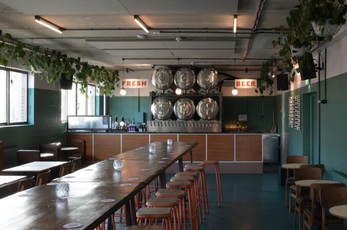 Best Sports Bars in London - The Five Points Taproom & Courtyard