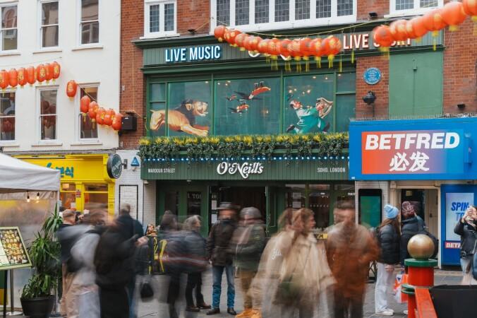 Best Sports Bars in London - O'Neill's Wardour street