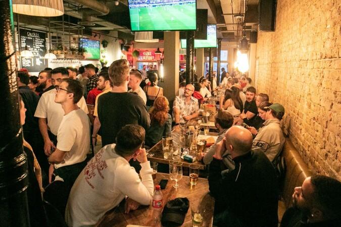 Best Sports Bars in London - Bar Kick at The Shoreditch Arms