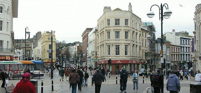 Head to George Street in Hastings, where lively pubs are packed with locals watching everything from Premier League football to the Six Nations.