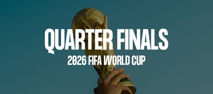 Find top venues showing the World Cup quarter-finals.
